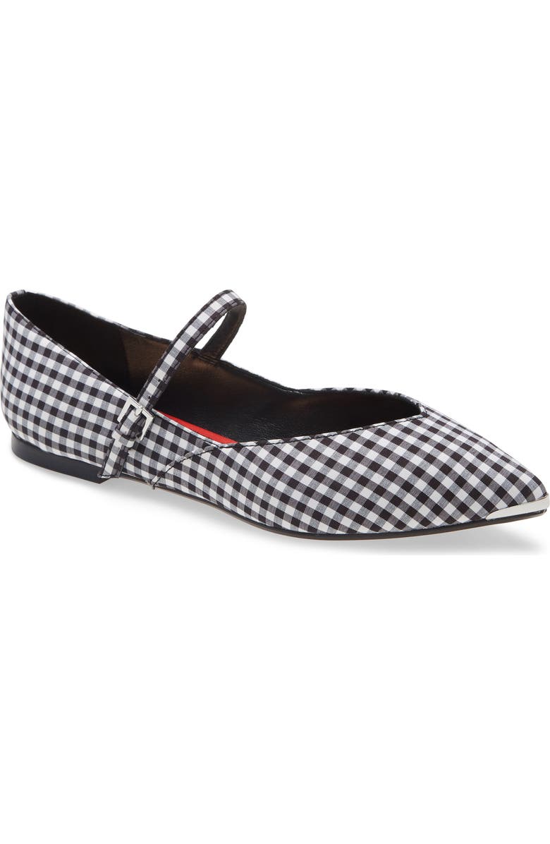 Ted Baker London Hujig Gingham Mary Jane Flat, Main, color,