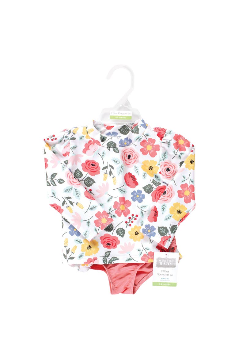 Sun-Safe Swimwear Duo, Alternate, color, Modern Botanical