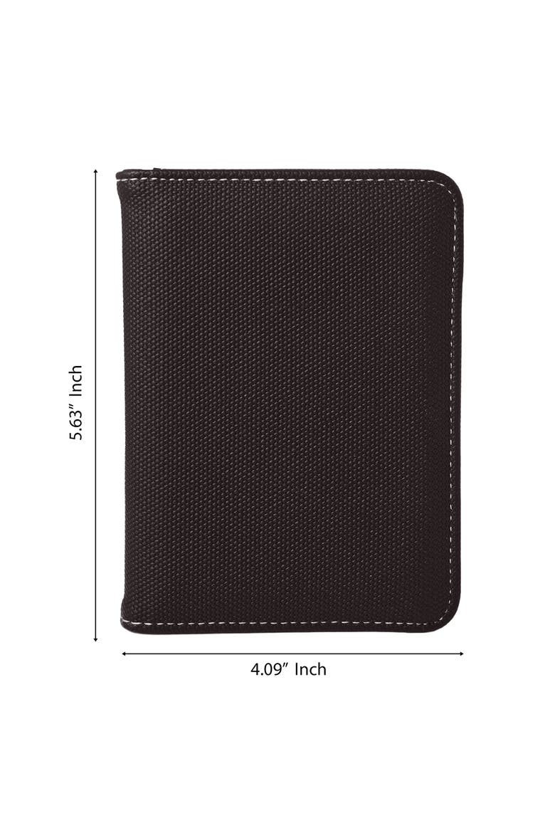Passport Holder for Travel, Passport Cover for Men and Women, Travel Folio, Alternate, color, Black