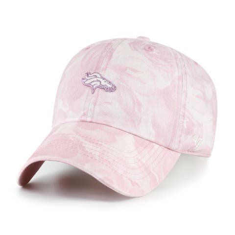 Women's '47 Pink Denver Broncos Gardenia Clean Up Adjustable Hat