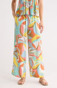 Billabong Pipeline Printed Wide Leg Beach Pants