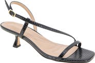 BCBGeneration Inaya Snakeskin Embossed Sandal
