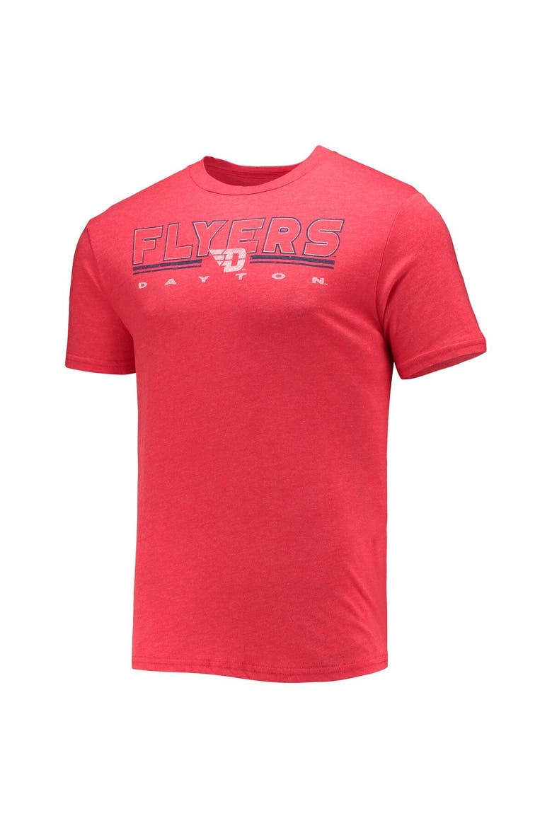Men's Concepts Sport Heathered Charcoal/Red Dayton Flyers Meter T-Shirt & Pants Sleep Set, Alternate, color, Heather Charcoal