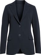 Eleventy Single Breasted Cotton Blend Blazer