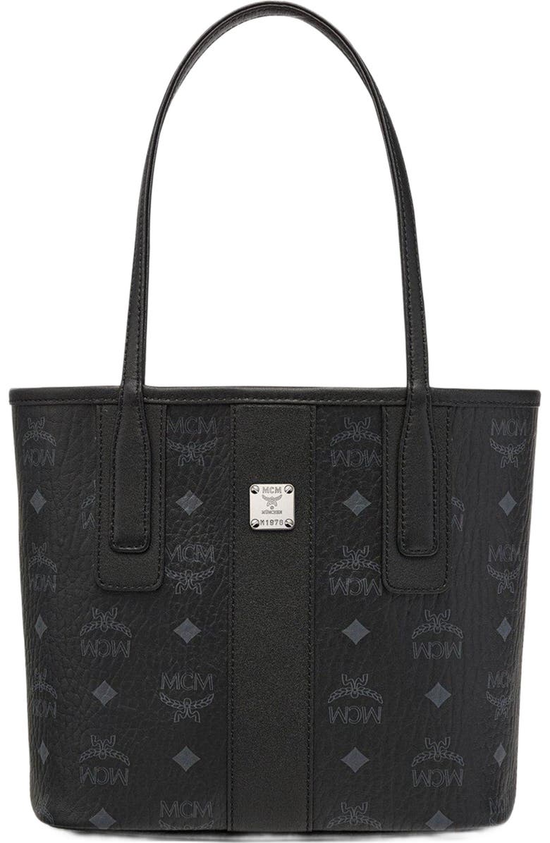 MCM Mini Reversible Liz Shopper in Visetos, Main, color,