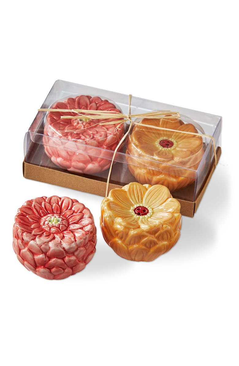 tag Blossom Ceramic Salt and Pepper Shakers Multicolor Spring, Main, color, Multicolored