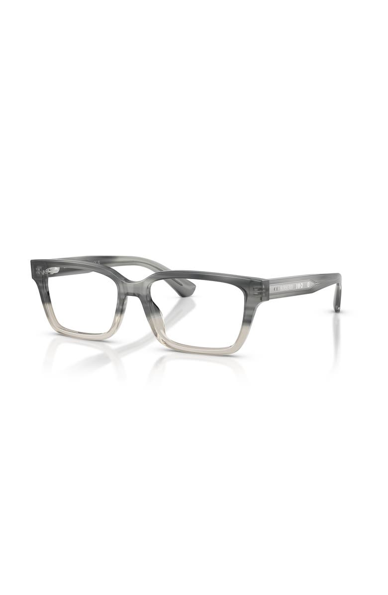 Burberry 53mm Rectangle optical glasses, Main, color, Grey
