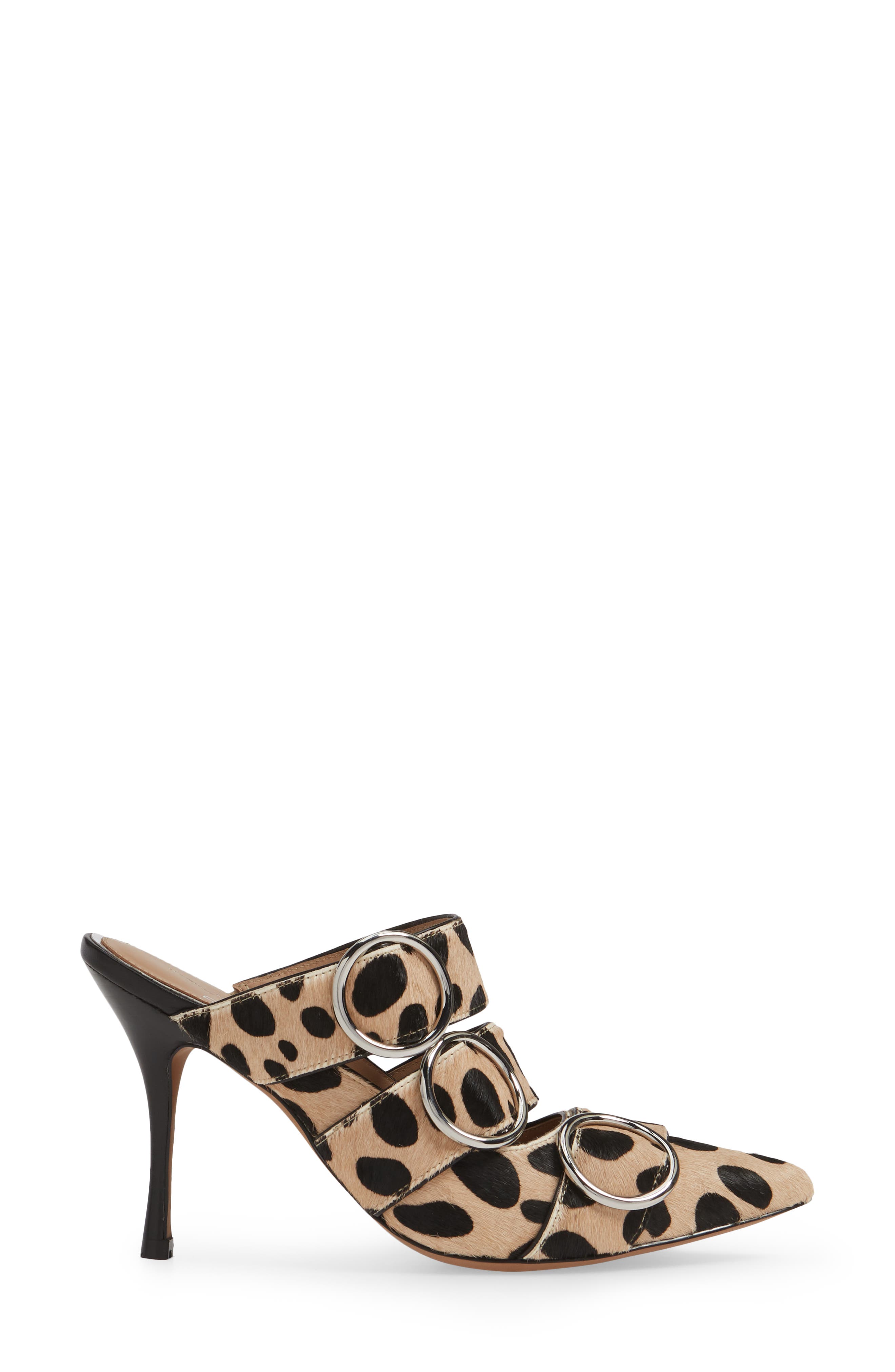 Upton Strappy Mule, Alternate, color, TAN/ BLACK CALF HAIR