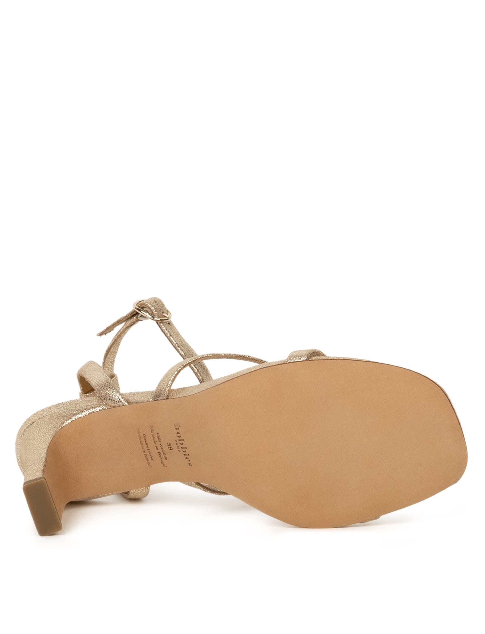 Casey Heeled Sandals, Alternate, color, Iridescent Champagne