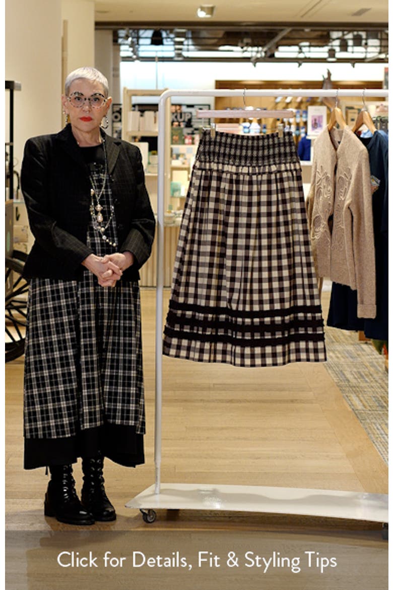 Ava Ruffle Trim Midi Skirt video