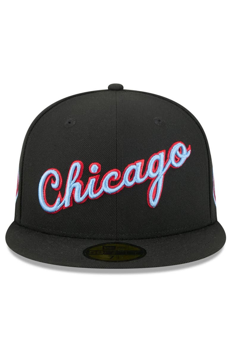 Men's New Era Black Chicago Bulls 2025/26 City Edition 59FIFTY Fitted Hat, Alternate, color, Black