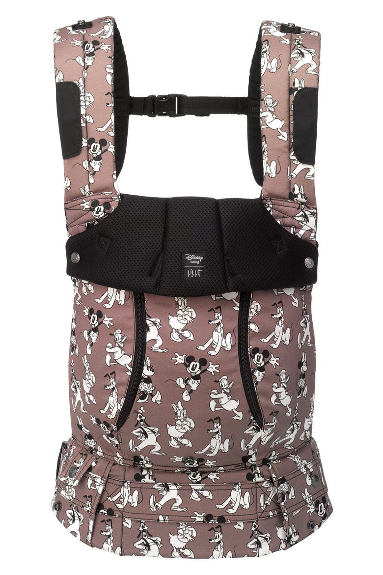 Complete All Seasons Baby Carrier - Mickey Mouse Print, Main, color, PURPLE