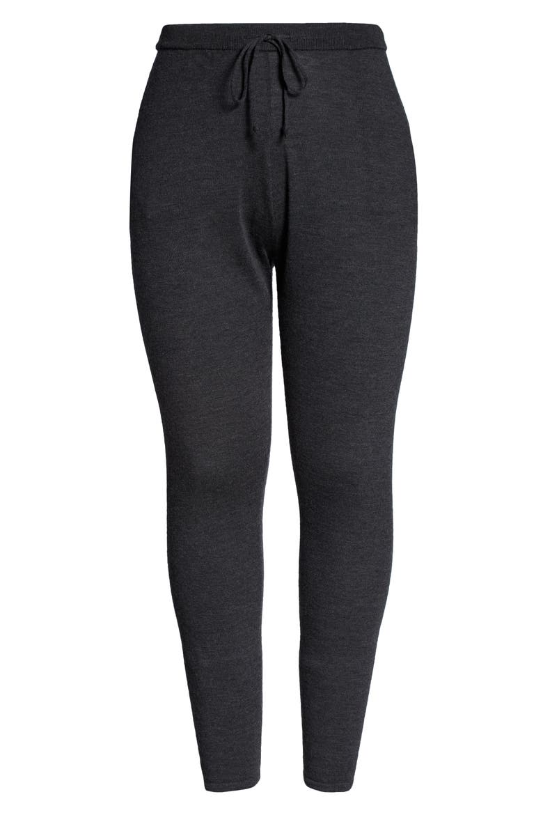 Merino Wool Joggers, Alternate, color, CHAR