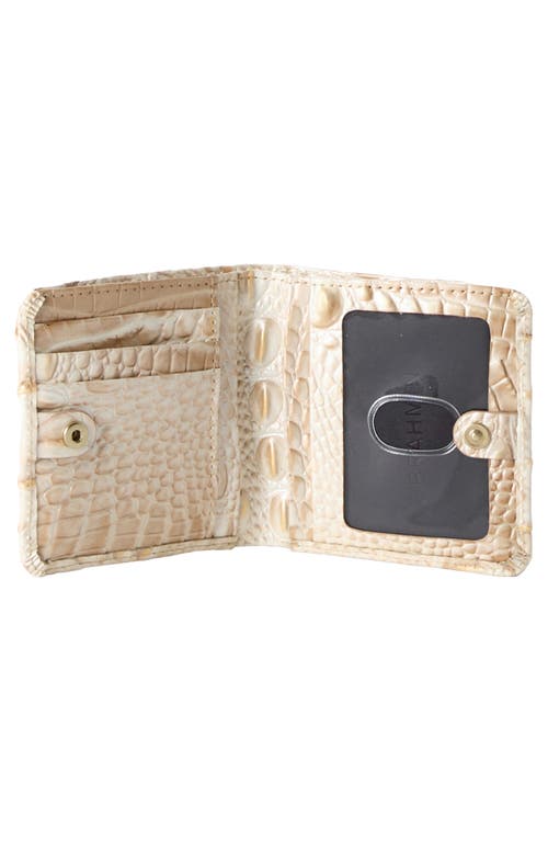 Brahmin Jane Melbourne Embossed Leather Wallet In Contour