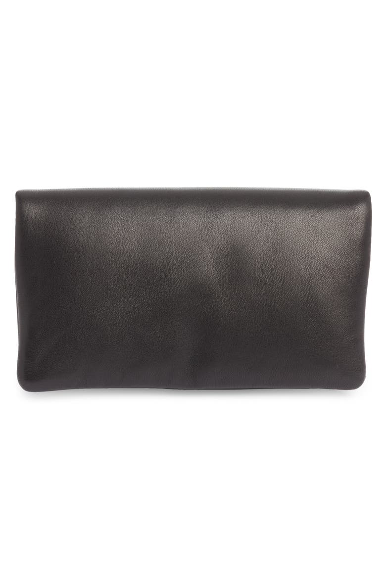 Large Calypso Leather Continental Wallet, Alternate, color, NOIR