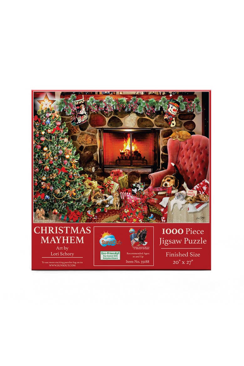 Christmas Mayhem 1000 piece Jigsaw Puzzle for Adults, Alternate, color, Multicolor