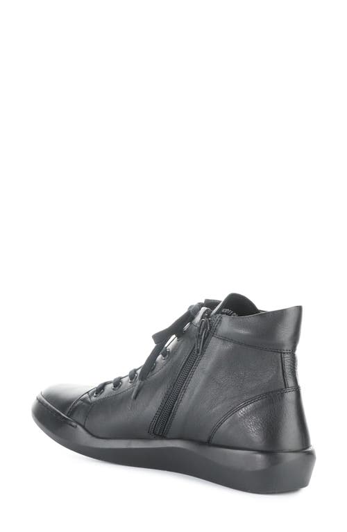 Softinos By Fly London Beji High Top Sneaker In Black