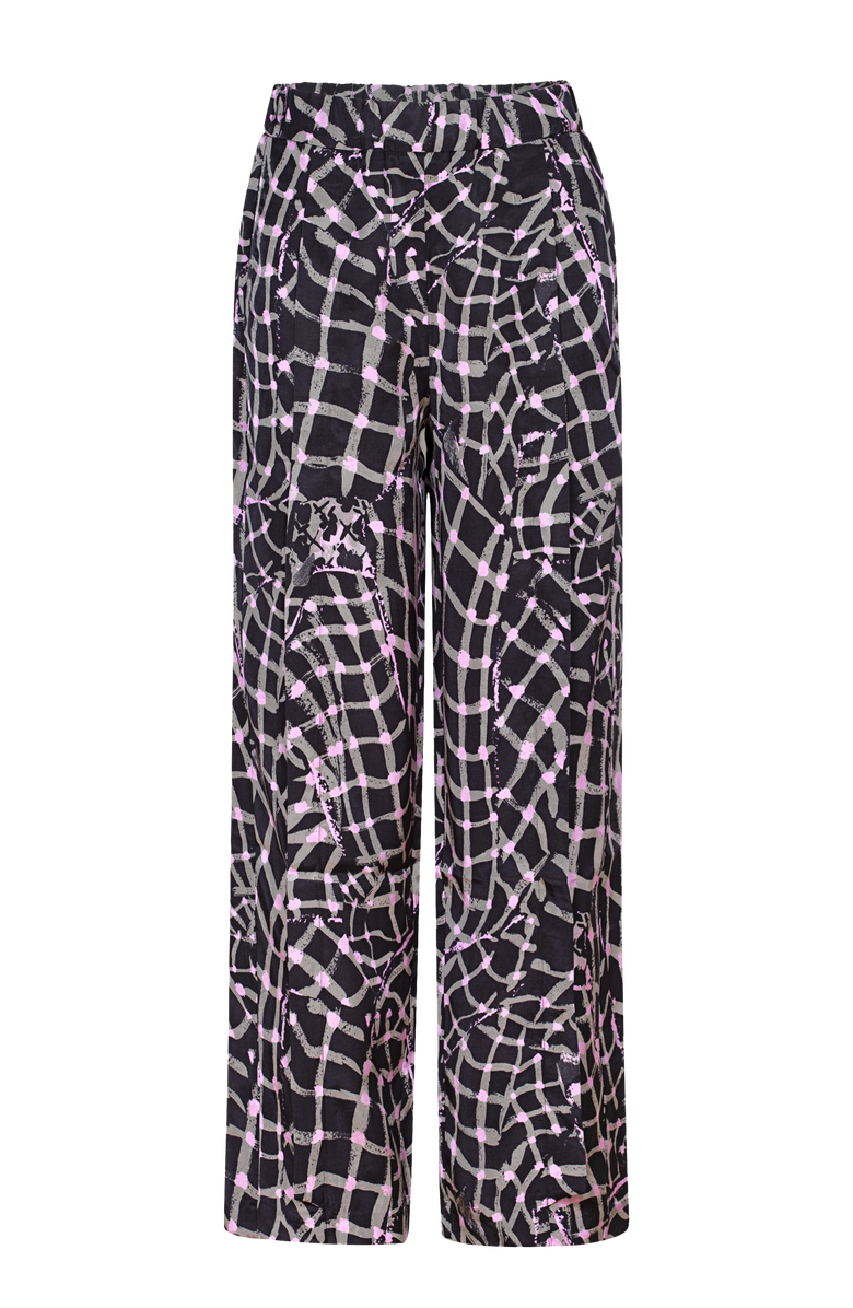 Untitled in Motion Pluos Relaxed Fit Silky Trouser, Main, color, Folds