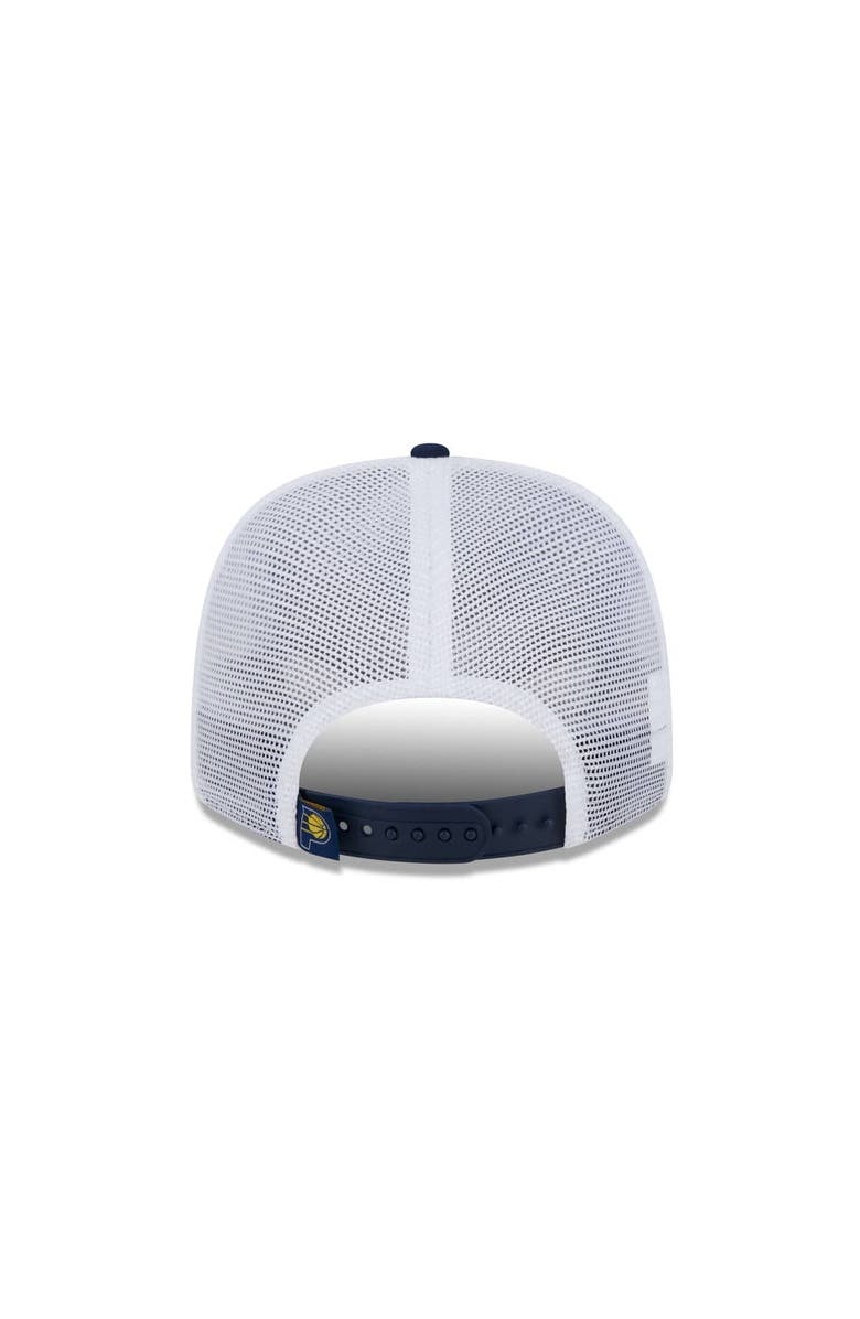 New Era Men's New Era Navy/White Indiana Pacers 9SEVENTY Stretch-Snap Trucker Hat, Alternate, color, 