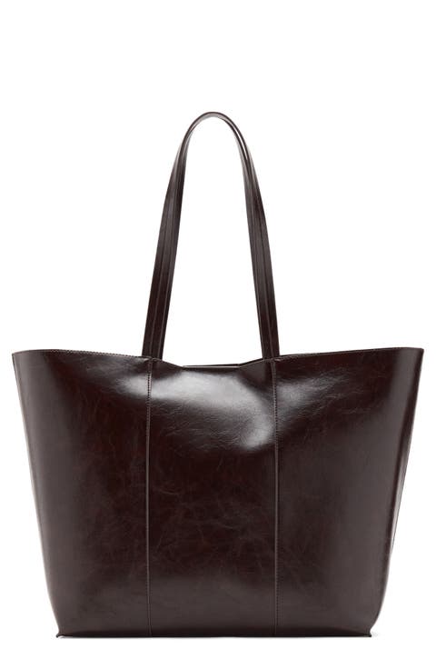Large Leather Shopper Bag