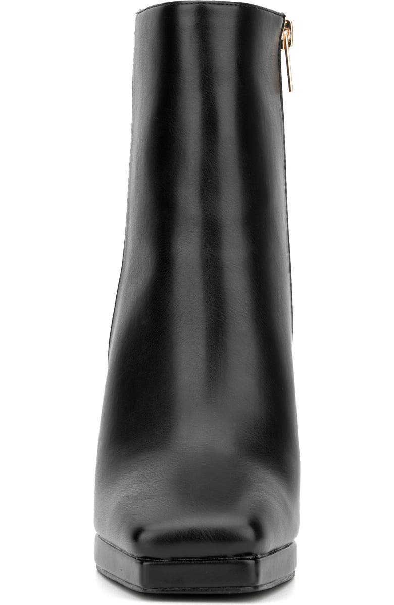 NEW YORK AND COMPANY Yolana Square Toe Bootie, Alternate, color, Black