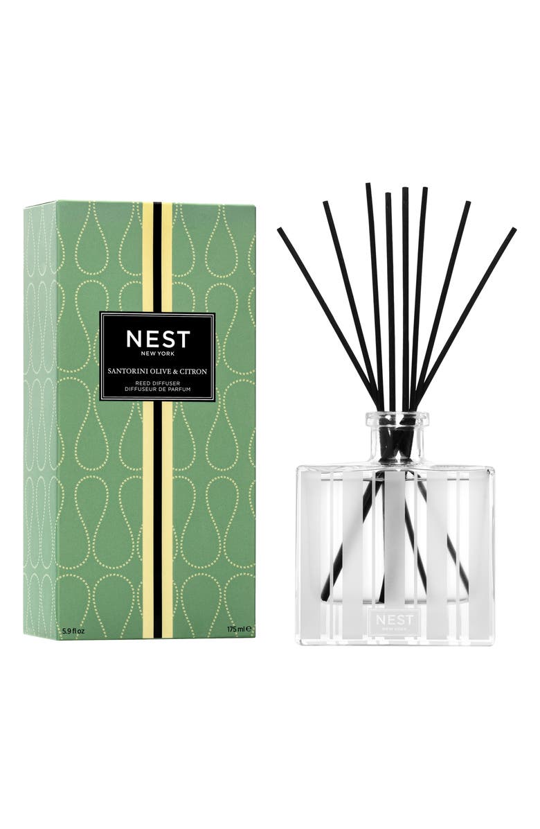 NEST New York Santorini Olive & Citron Reed Diffuser, Alternate, color, 