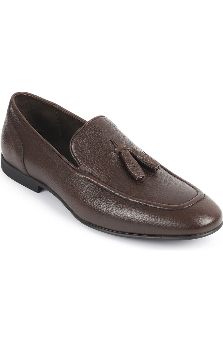 VELLAPAIS Dolonita Tassel Loafer, Main, color, Dark Brown