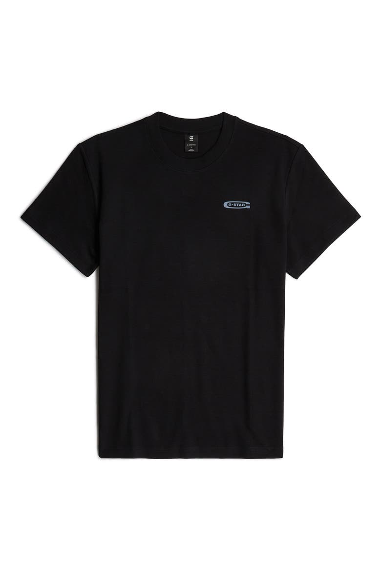 Scaffolding Back Organic Cotton Graphic T-Shirt, Alternate, color, DARK BLACK