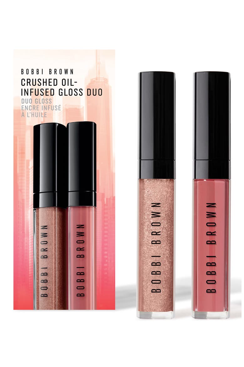 Crushed Oil Infused Hydrating Lip Gloss Duo Set (Nordstrom Exclusive) (Limited Edition) $66 Value, Main, color, NO COLOR