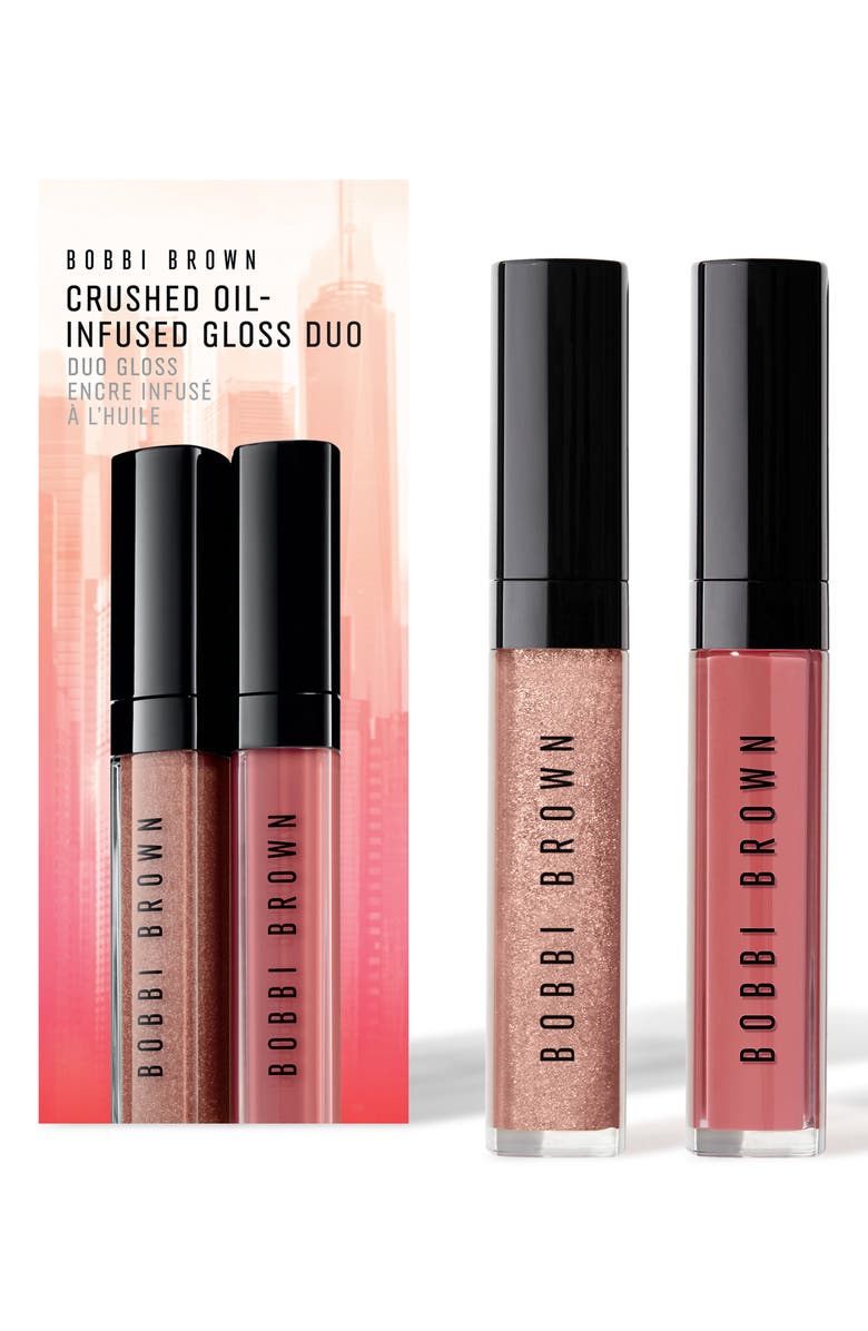 Bobbi Brown Crushed Oil Infused Hydrating Lip Gloss Duo Set (Nordstrom Exclusive) (Limited Edition) $66 Value, Main, color, 