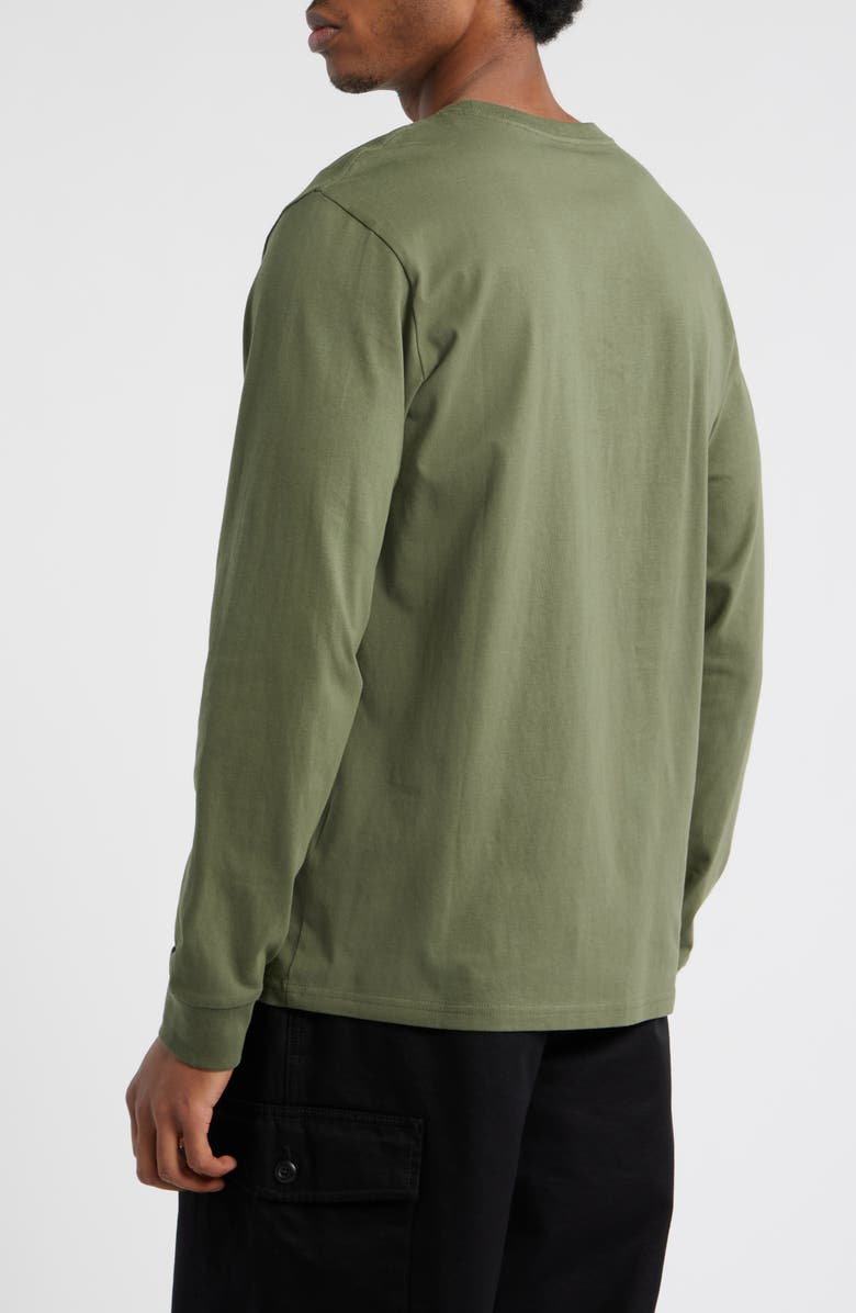 Carhartt Work In Progress Long Sleeve Pocket T-Shirt, Alternate, color, Leaf