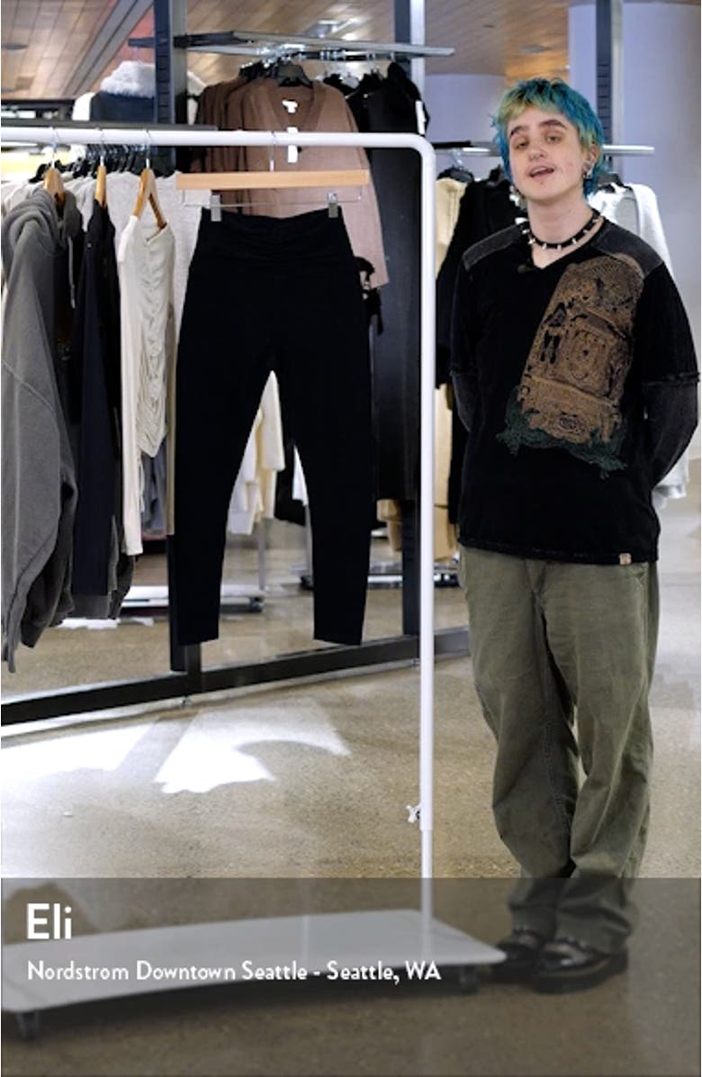 Space Dye V-Waist Leggings, sales video thumbnail