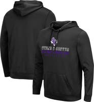 COLOSSEUM Men's Colosseum Black Stephen F Austin Lumberjacks Lantern Pullover Hoodie