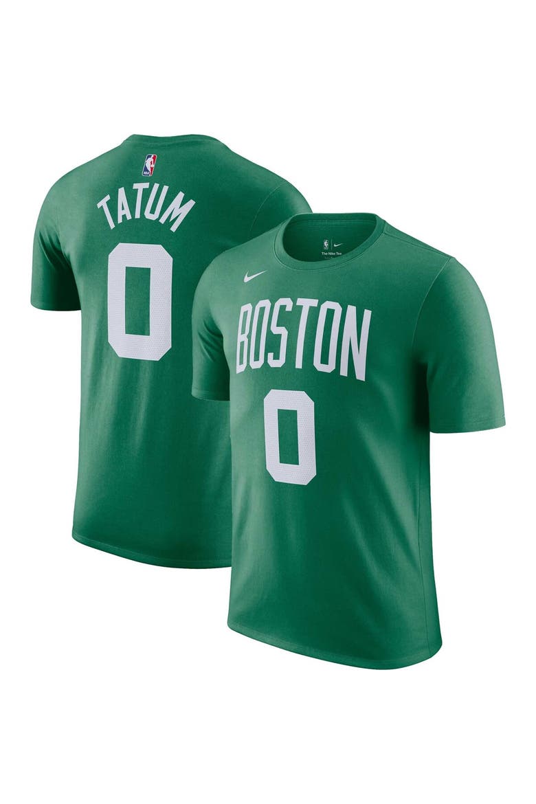 Men's Nike Jayson Tatum Kelly Green Boston Celtics Icon 2022/23 Name & Number T-Shirt, Alternate, color, Kelly Green