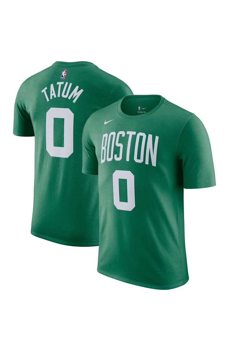 Nike Men's Nike Jayson Tatum Kelly Green Boston Celtics Icon 2022/23 Name & Number T-Shirt, Alternate, color, Kelly Green
