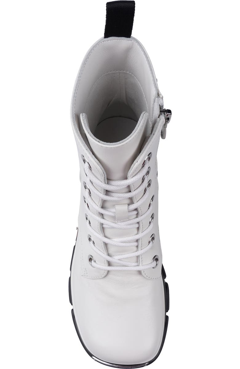 ZIGI Cataleya Platform Combat Boot, Alternate, color, Off White Leather