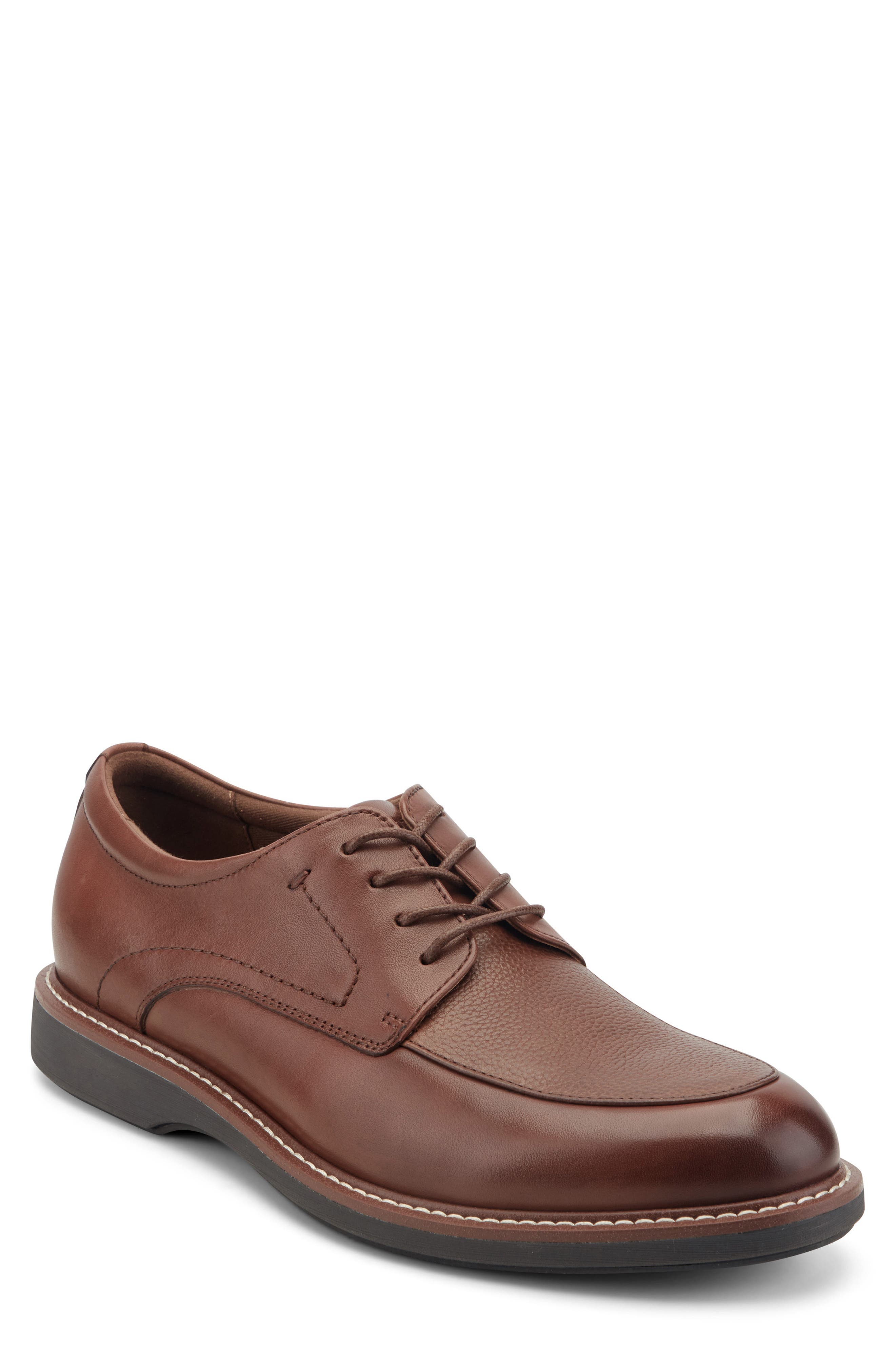 Leonard Moc Toe Oxford, Main, color, MEDIUM NATURAL