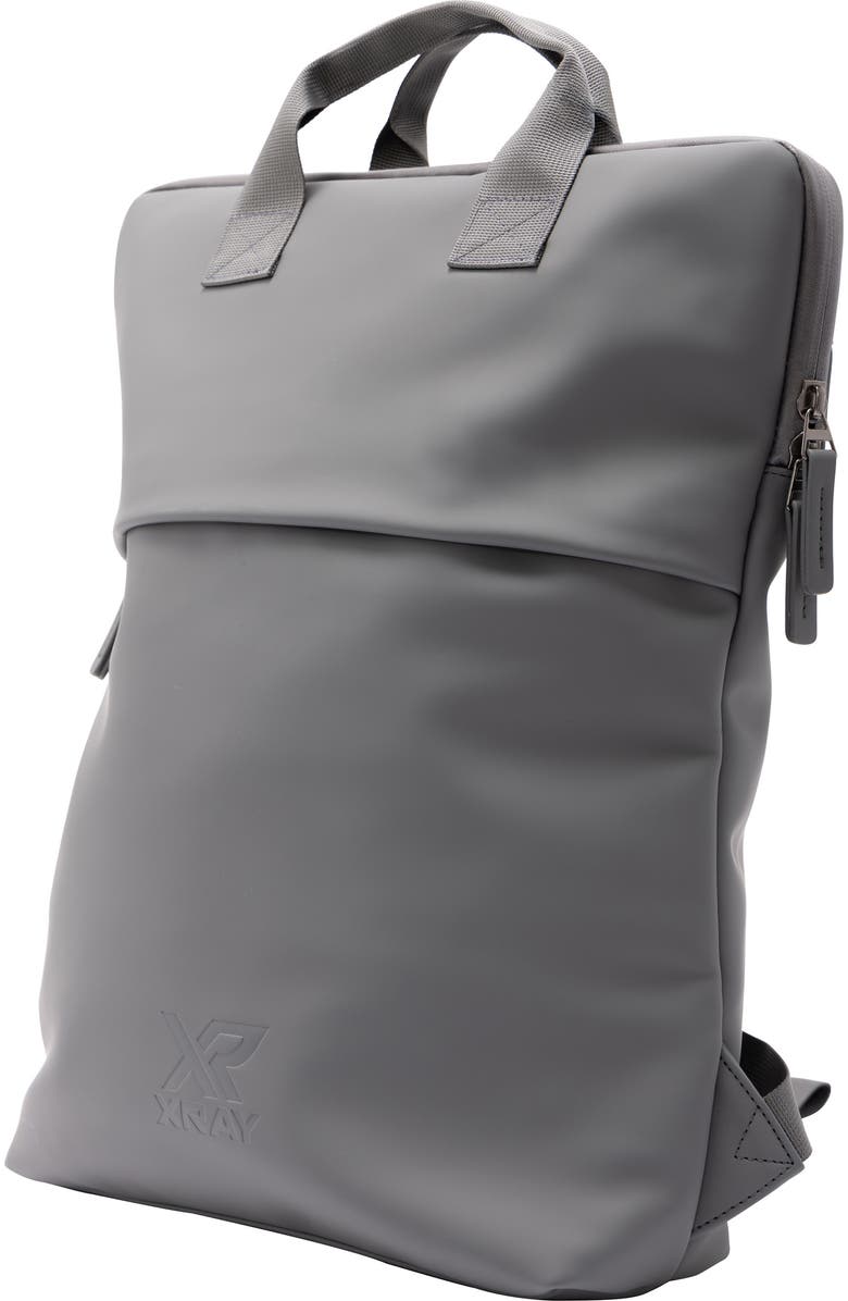 XRAY COMPACT PU LAPTOP BAG, Main, color, Charcoal