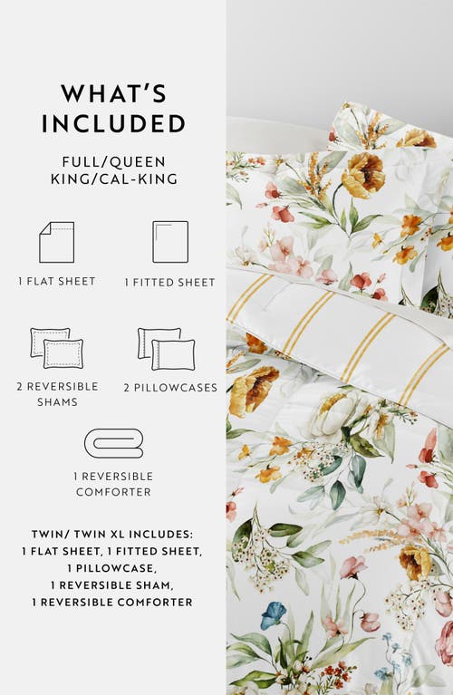 HOMESPUN HOMESPUN 7-PIECE ASSORTED COMFORTER SET 