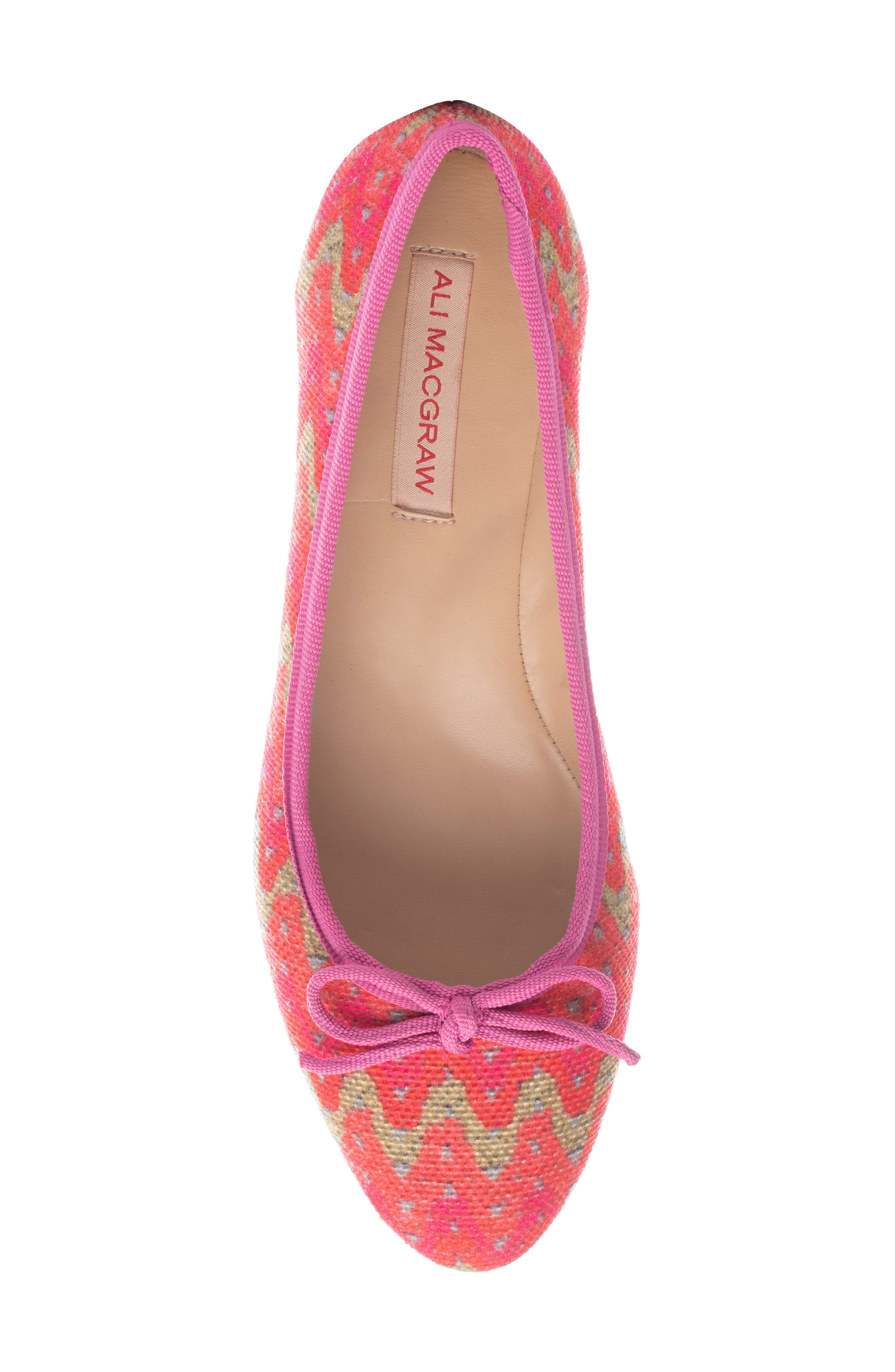 ALI MACGRAW Cheery Houndstooth Flat, Alternate, color, 