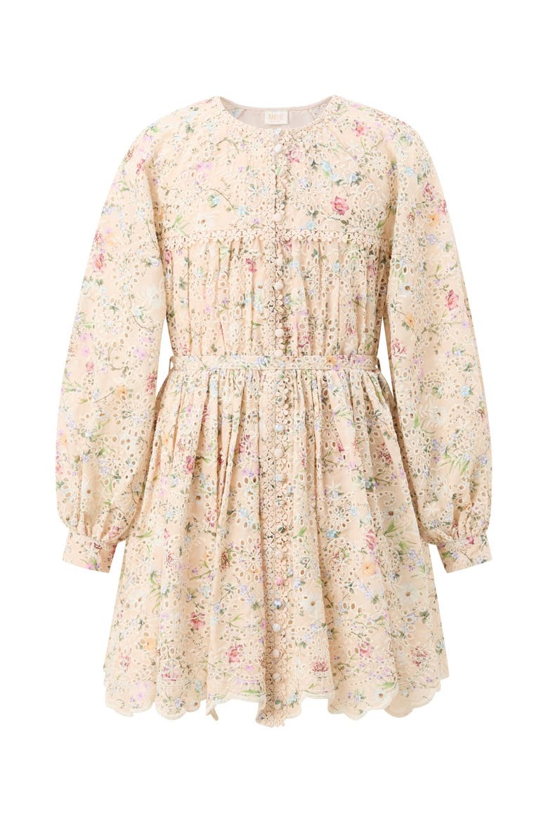 Everlee Sleeve Mini Dress, Main, color, Floral