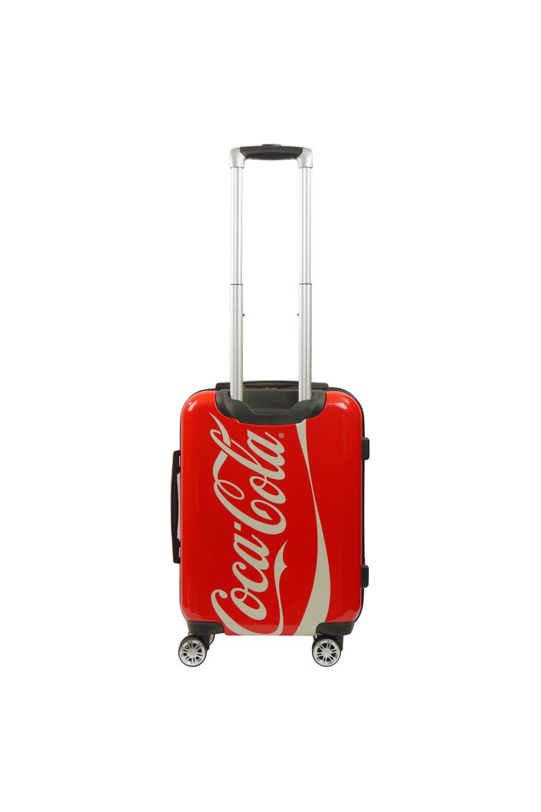 21 Inch Spinner Rolling Luggage Suitcase, Upright Poly-Carbonate Plastic Hard Cases, Alternate, color, MULTI COLOR