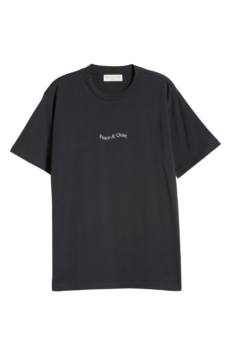 Museum of Peace & Quiet Wordmark Graphic T-Shirt, Alternate, color, 
