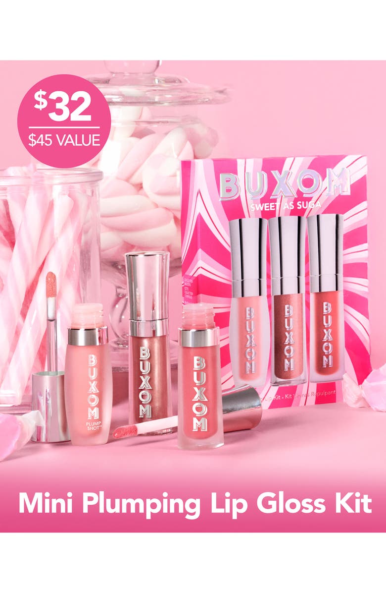 Buxom Sweet as Suga 3-Piece Plumping Lip Kit $45 Value, Alternate, color, 
