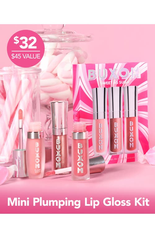 Buxom Sweet As Suga 3-piece Plumping Lip Kit $45 Value In Transparent