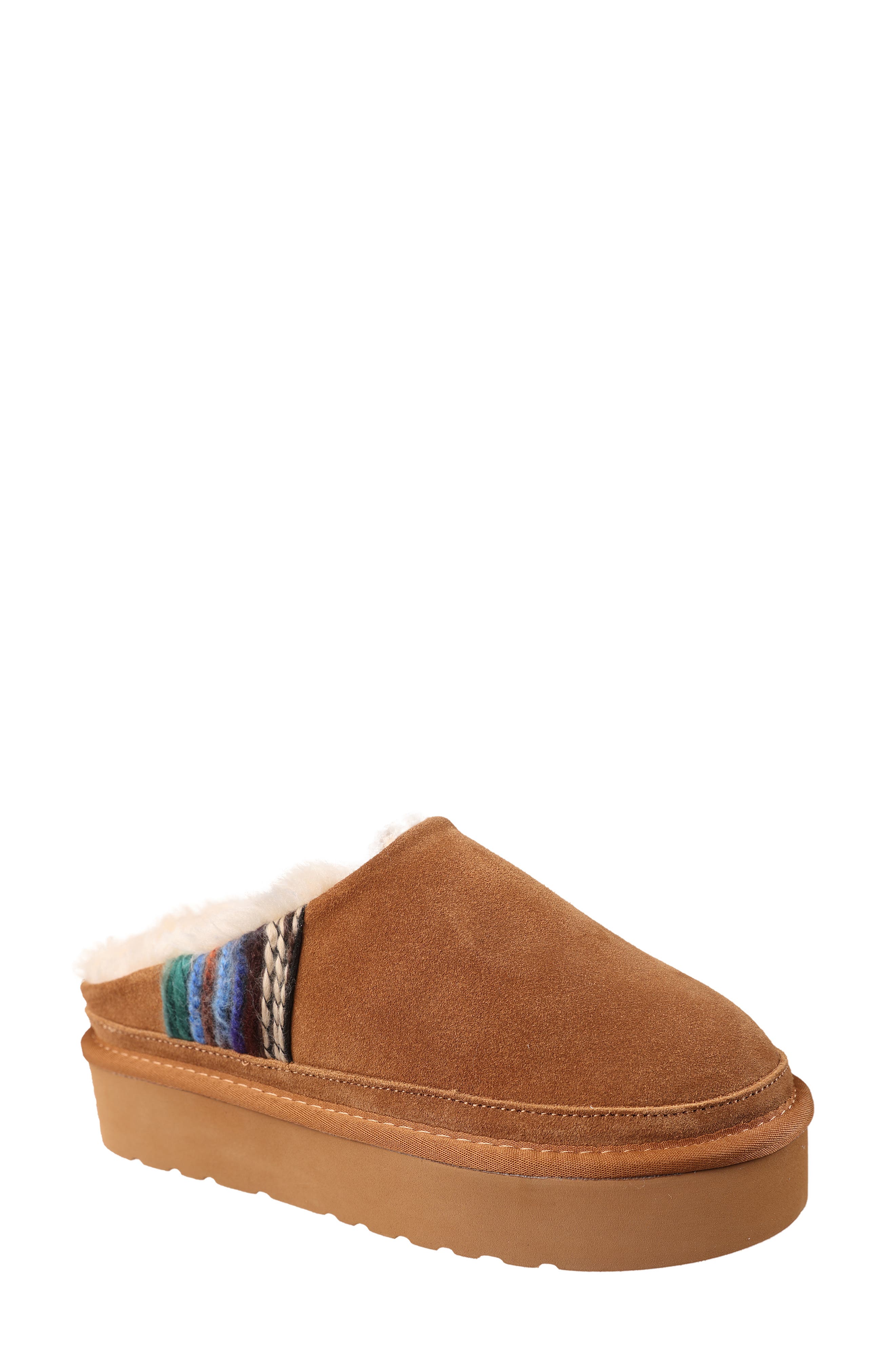 LAMO Jane Faux Fur Platform Clog Slipper (Women) | Nordstromrack