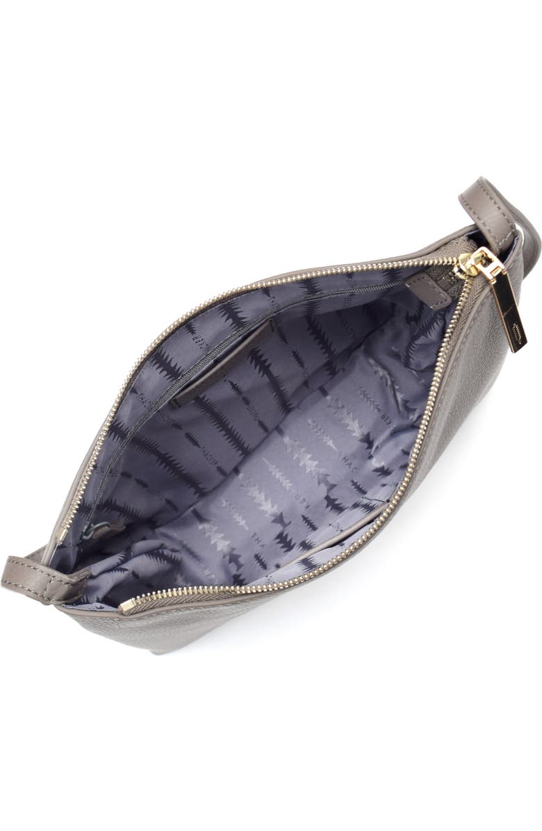 Thacker Callie Leather Crossbody Bag, Alternate, color, Smokey Grey