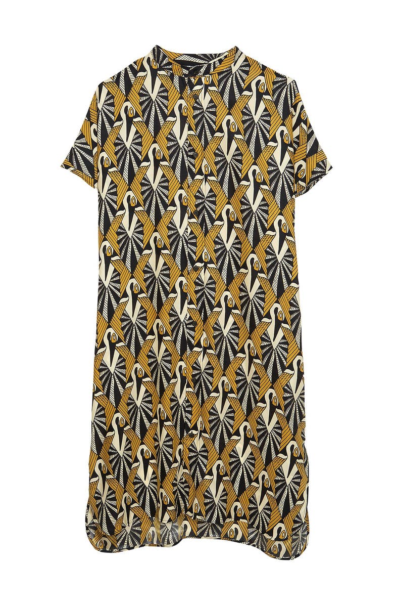 Billy Reid Printed Silk Dress, Alternate, color,