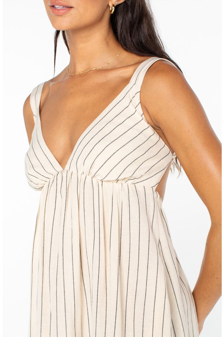 Wilder Coast Stripe Maxi Sundress, Alternate, color, PARCHMENT
