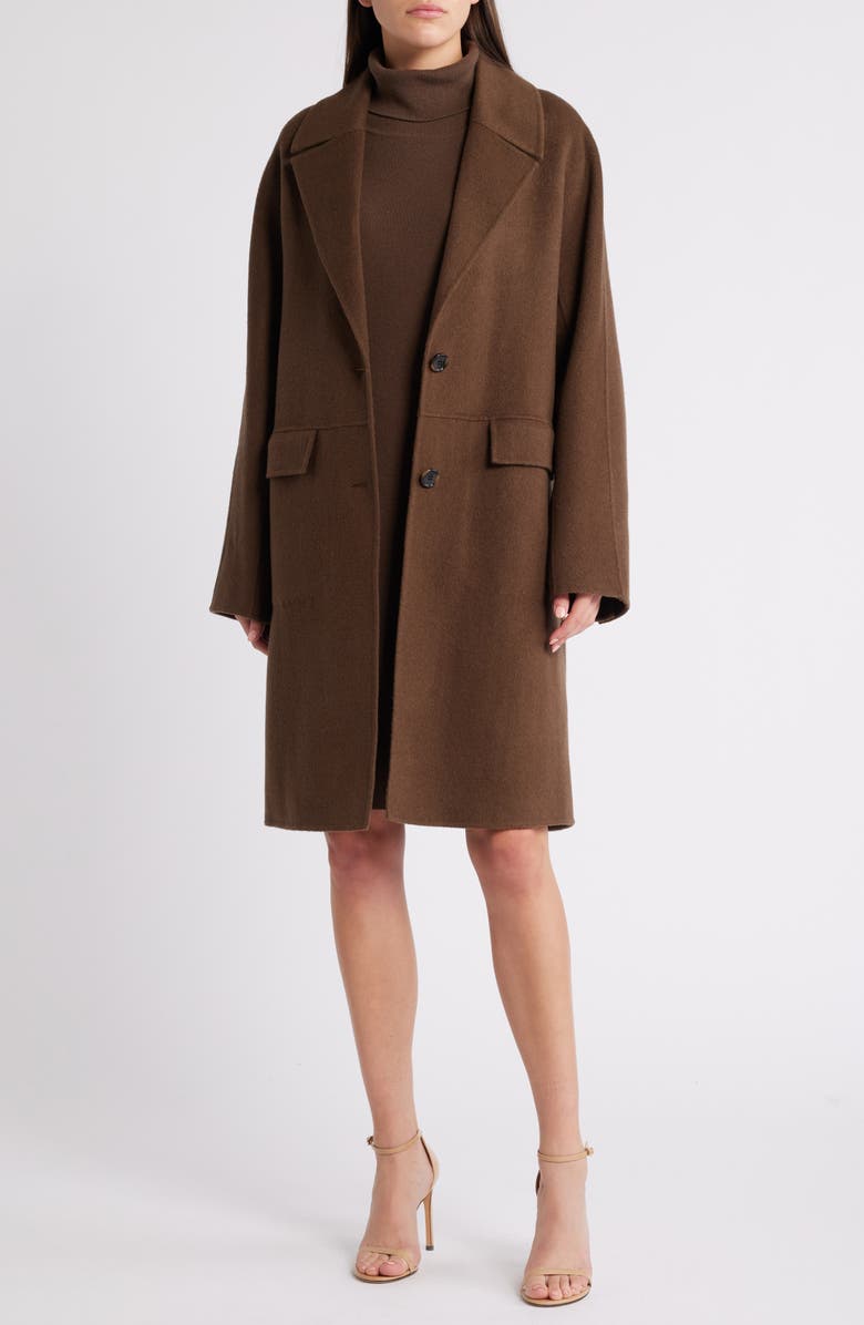 BOSS Cattina Wool Blend Coat, Main, color, Marshland Green